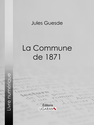 cover image of La Commune de 1871